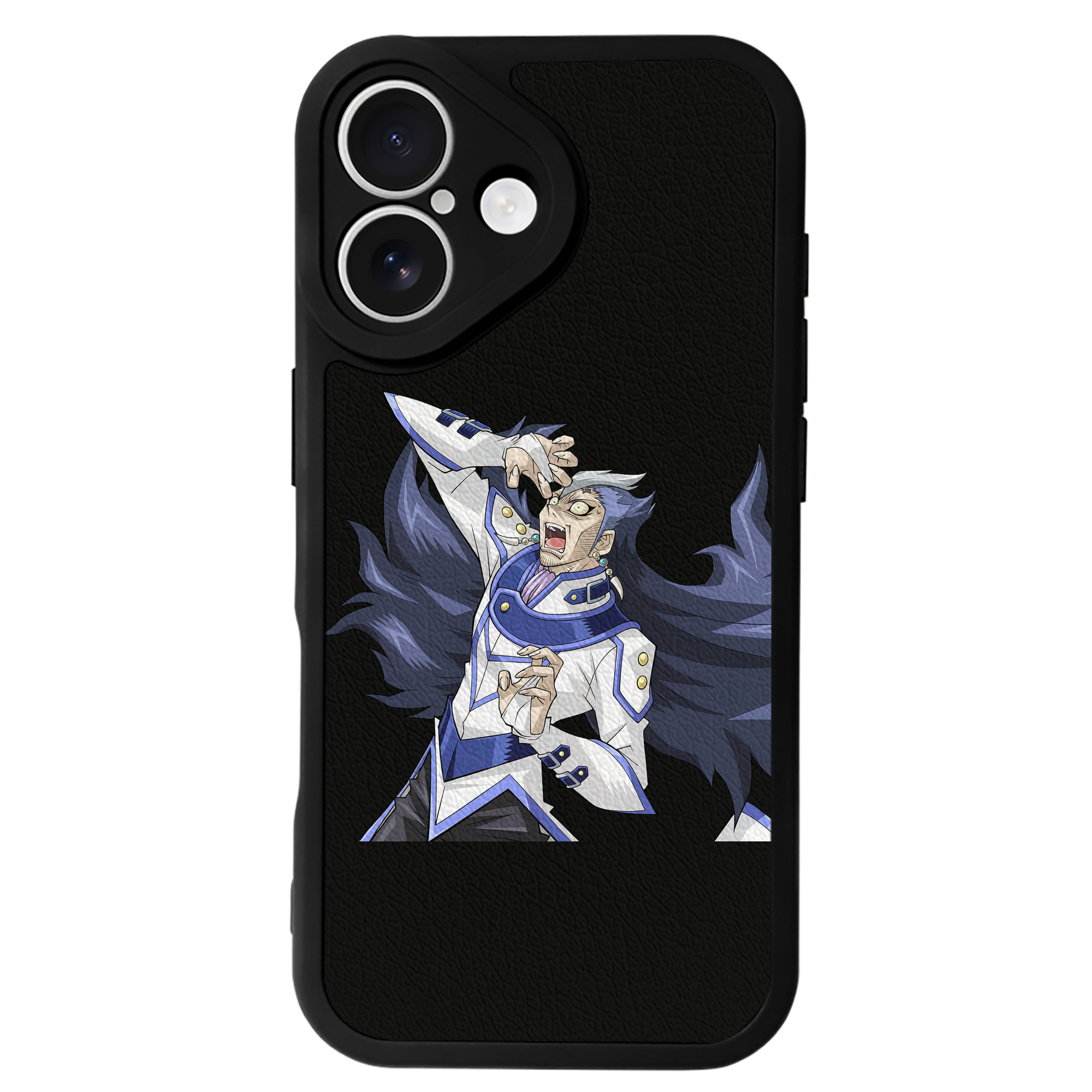 （画像用） 遊☆戯☆王 Yu-Gi-Oh! 【iPhone 16シリーズ対応】シリコンスマホケース（レザー調） 材質：シリコン